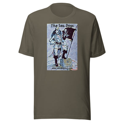 Pirate Girl - Blue - Staple T-Shirt