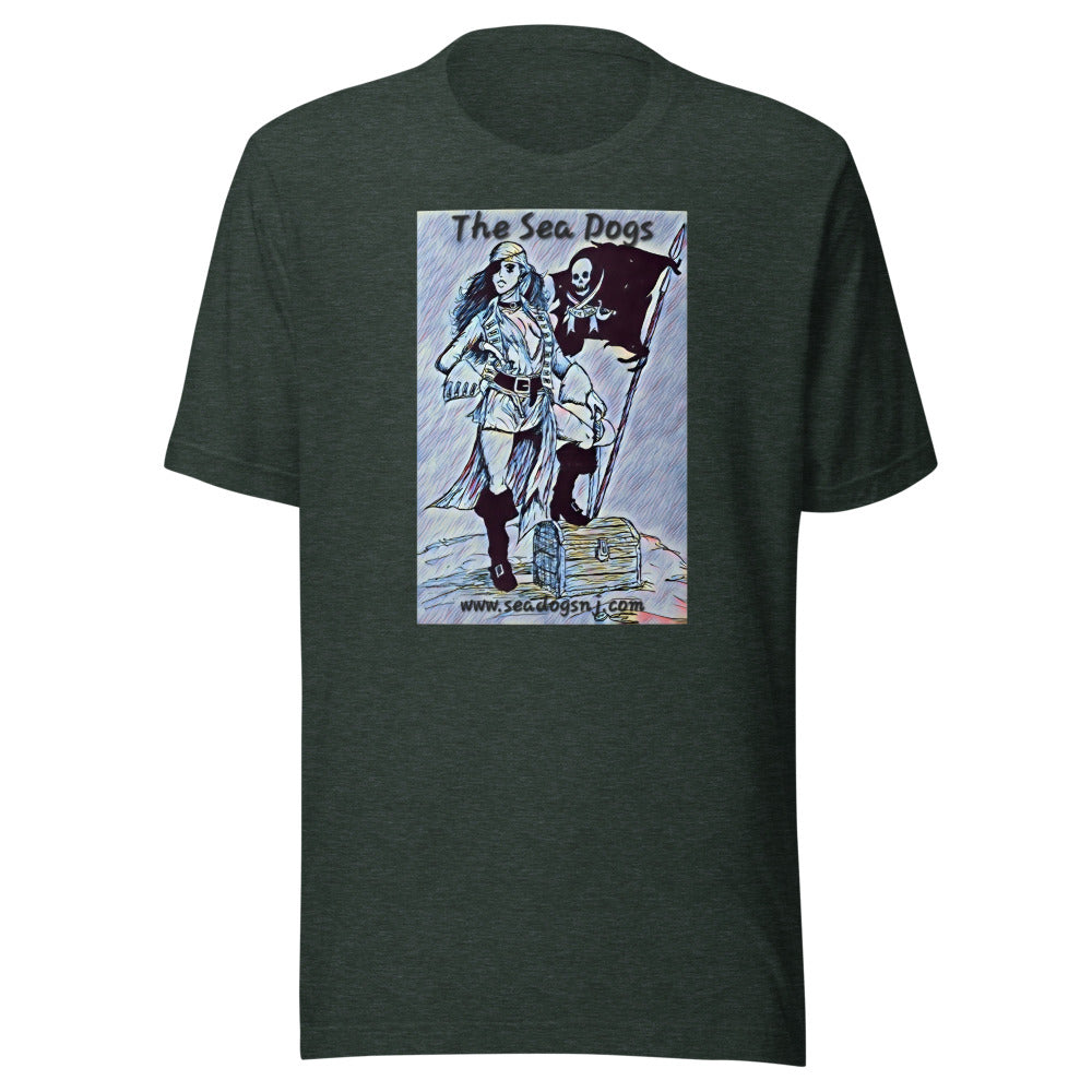 Pirate Girl - Blue - Staple T-Shirt