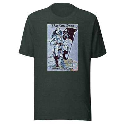 Pirate Girl - Blue - Staple T-Shirt