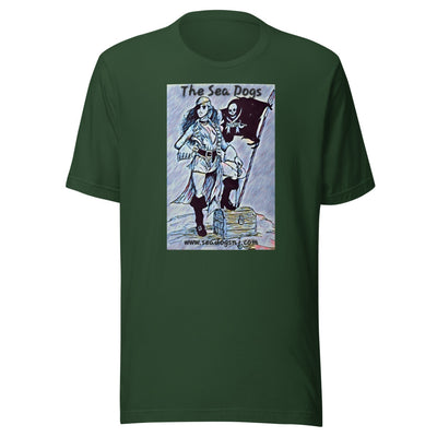 Pirate Girl - Blue - Staple T-Shirt