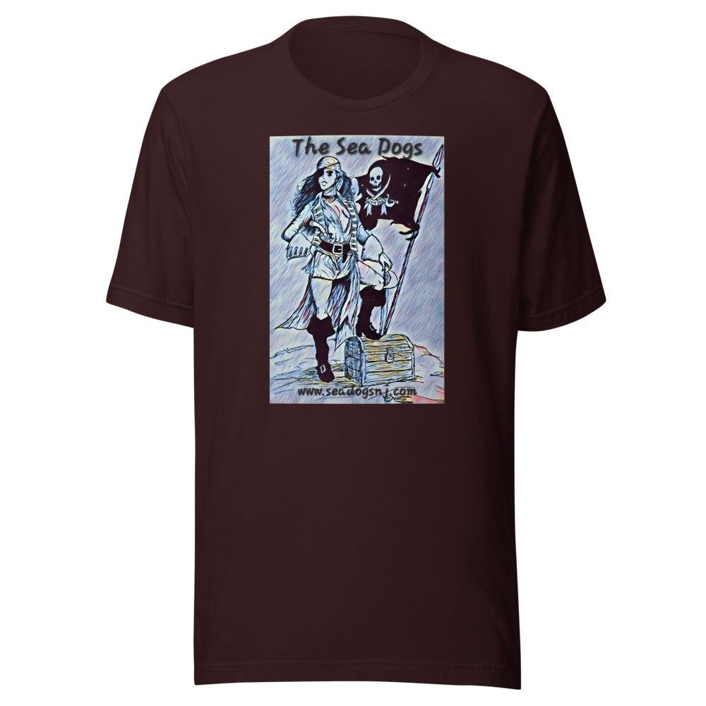 Pirate Girl - Blue - Staple T-Shirt