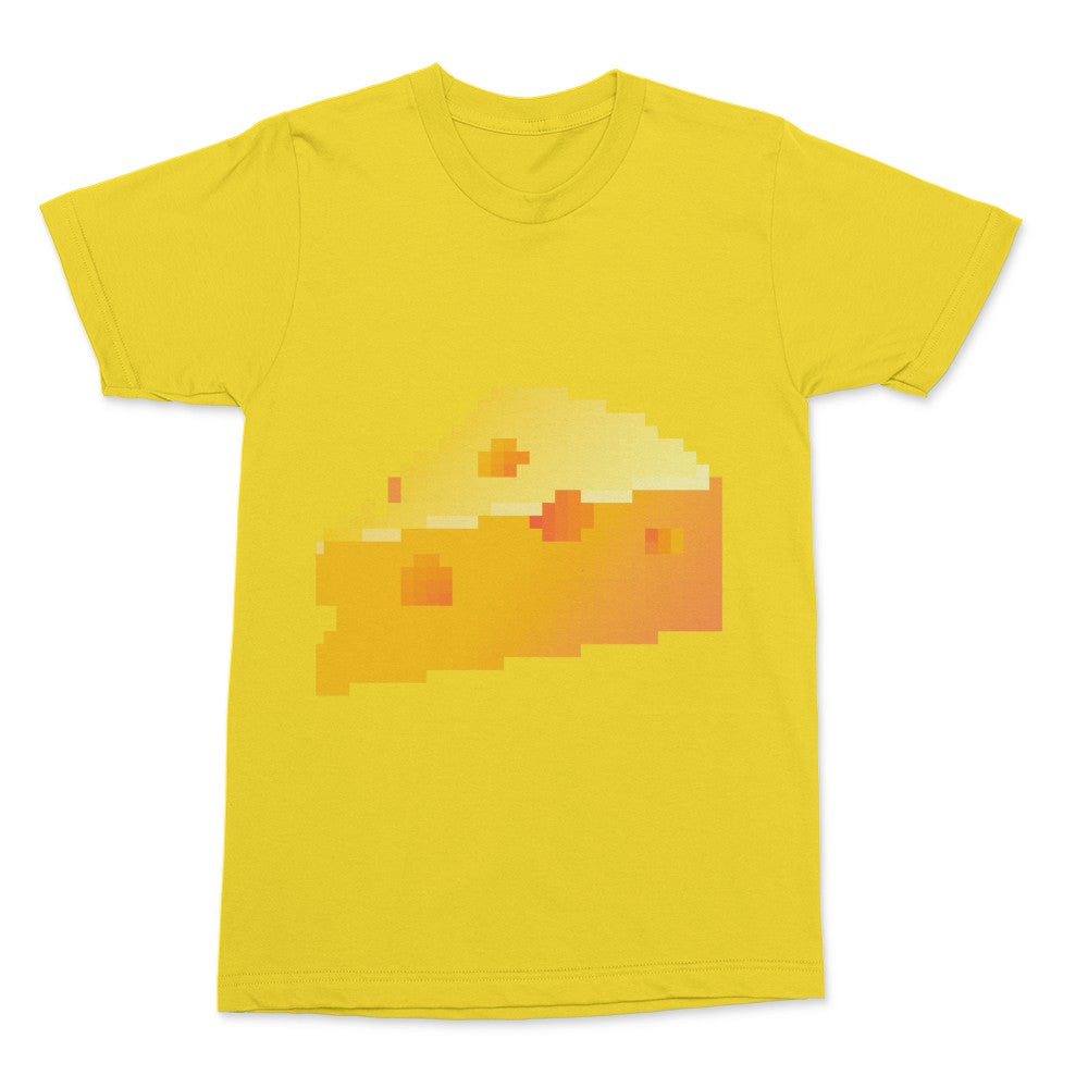 Pixel cheese t shirt