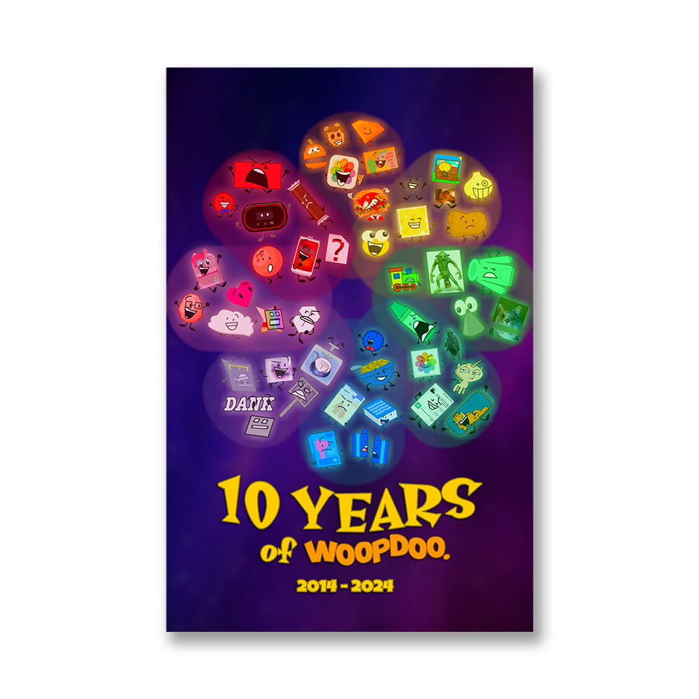 10 Years of WoopDoo Poster (11" x 17")