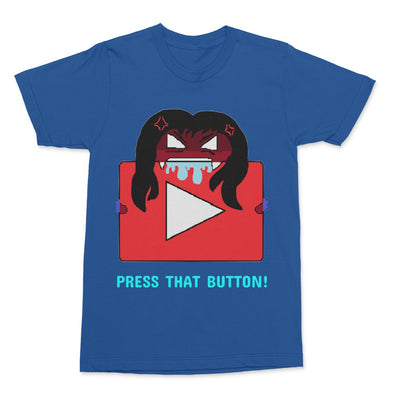 Press that YouTube Button! Adult T-Shirt