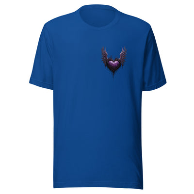 "Midnight Heart: Purple Goth Tee"