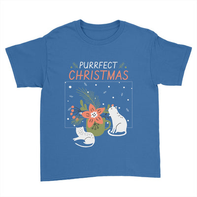 Purrfect Christmas Youth Shirt