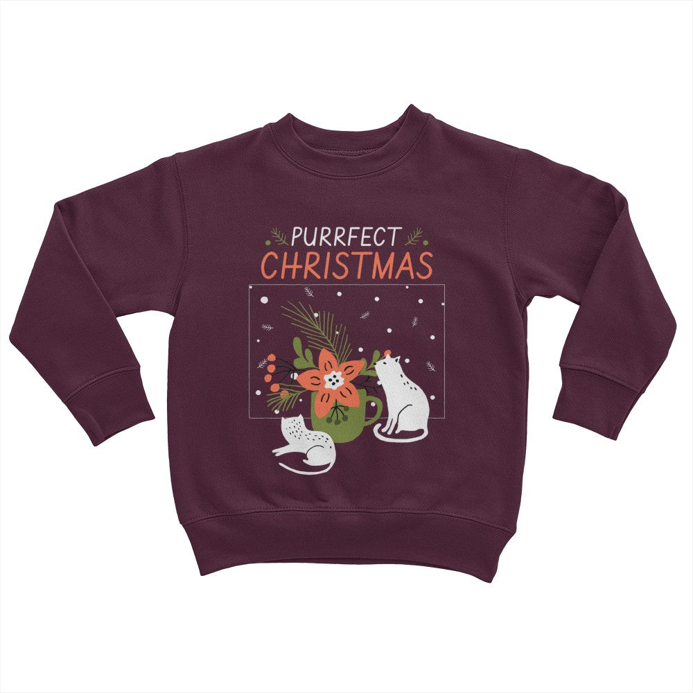 Purrfect Christmas Youth Sweater