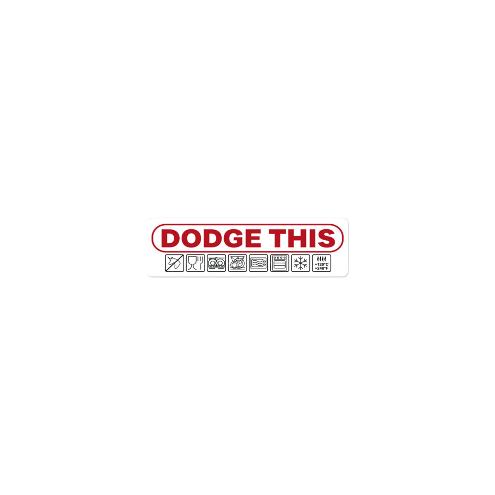 Pyrex Dodger Sticker