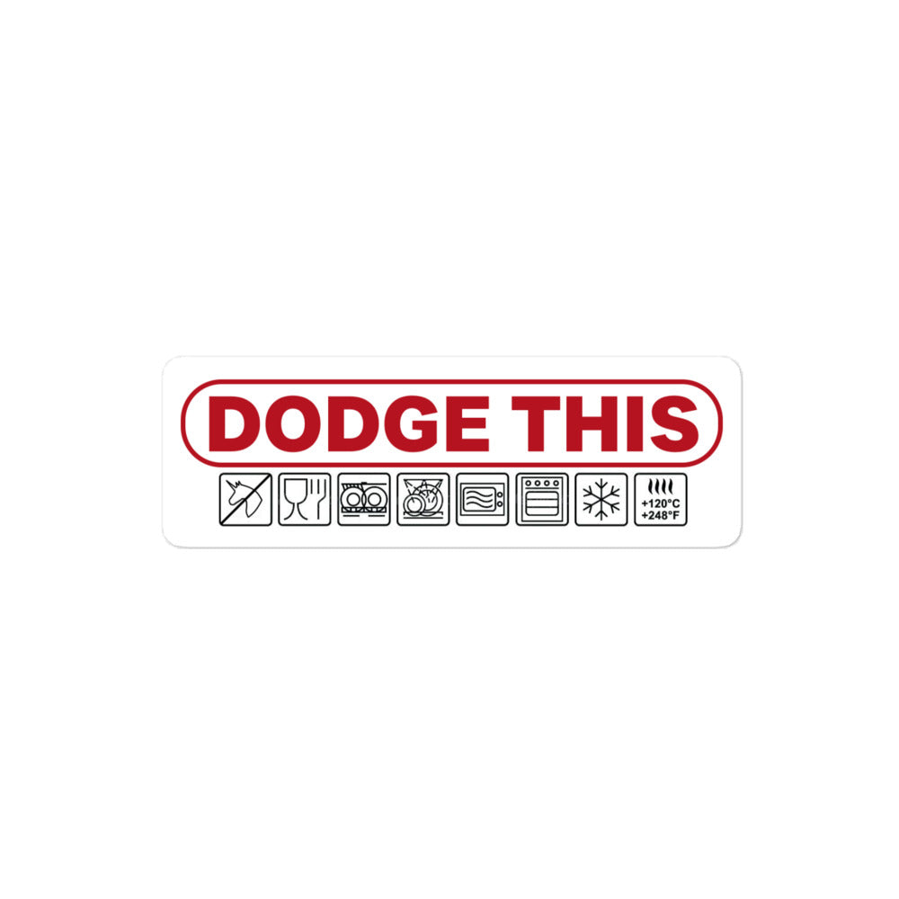 Pyrex Dodger Sticker