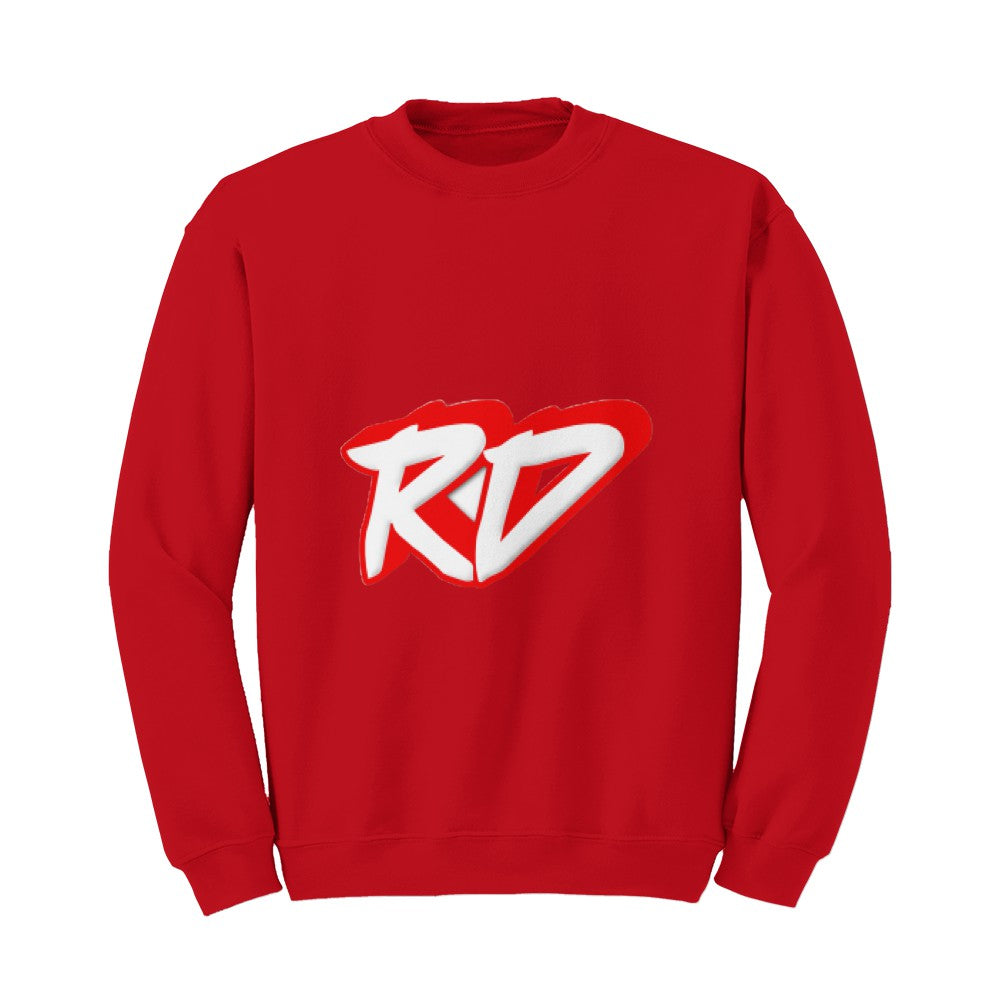 Rainbow Dude- Gildan Adult Crewneck Sweatshirt (Red)