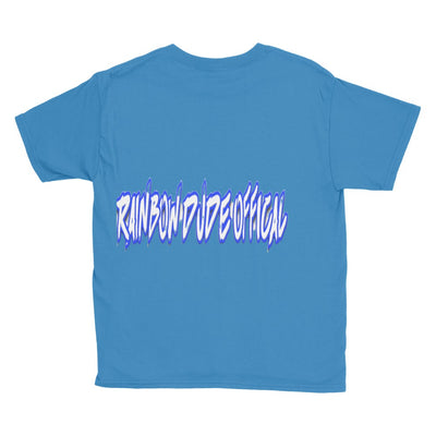 Rainbow Dude- Gildan Youth Ultra Cotton T Blue