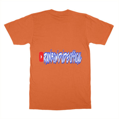 Rainbow Dude -Gildan Ultra Cotton Adult T-Shirt (Orange)
