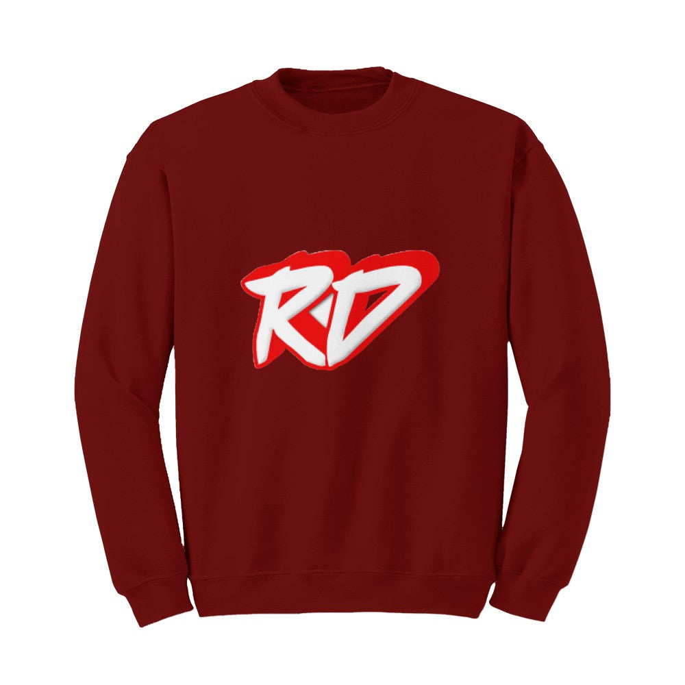 Rainbow Dude -Hanes Ultimate Cotton Fleece Crew (Red)