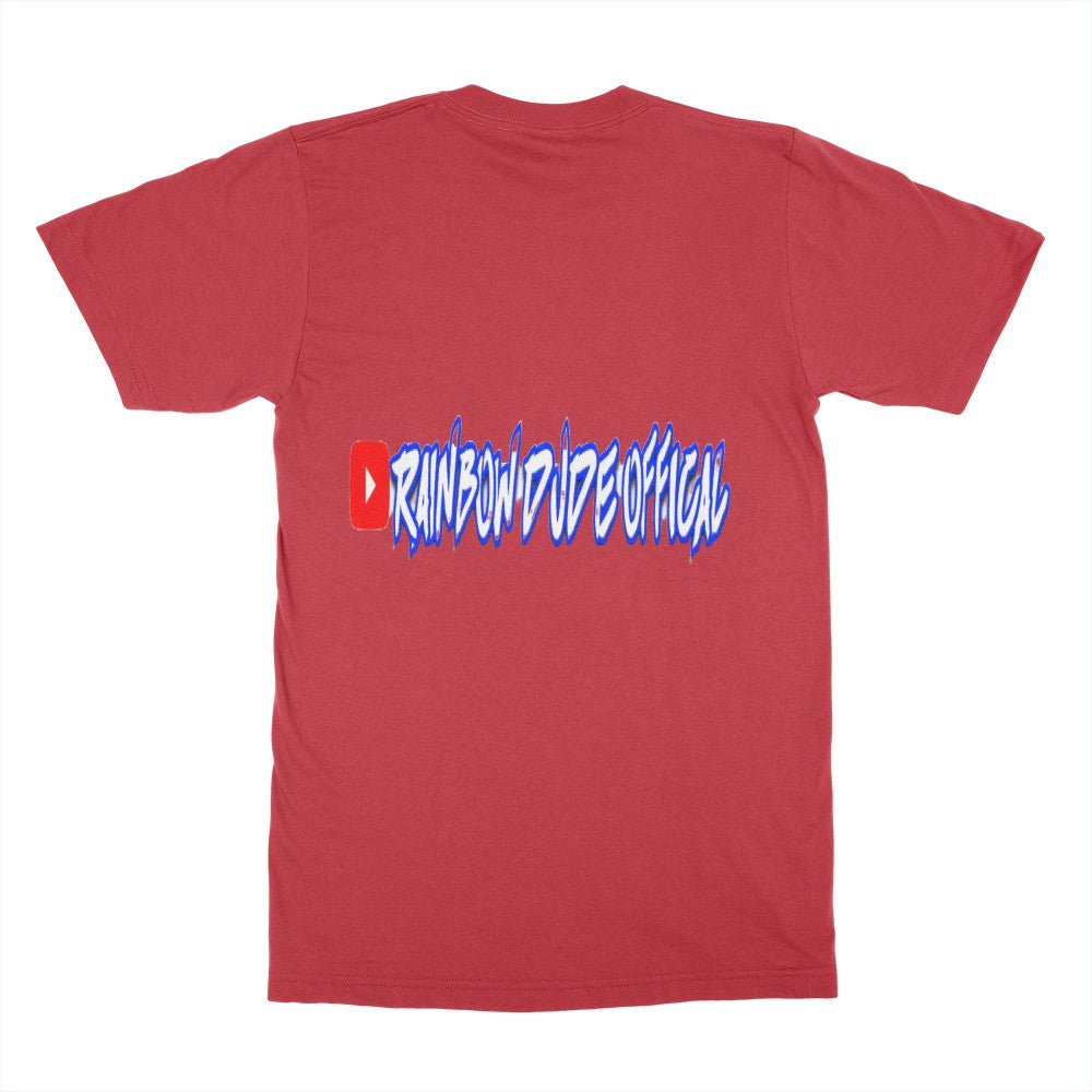 Rainbow Dude - Bella Canvas Unisex Jersey Short Sleeve Tee (Red)