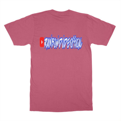 Rainbow Dude - Comfort Colors Ringspun T-Shirt (Red)