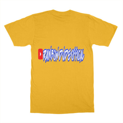 Rainbow Dude - Gildan Ultra Cotton Adult T-Shirt (yellow)
