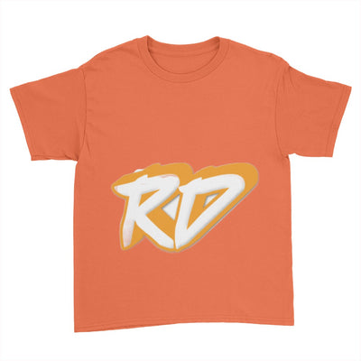 Rainbow Dude - Gildan Youth Ultra Cotton T (Orange)