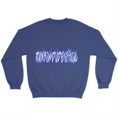 Rainbow Dude - Hanes Ultimate Cotton Fleece Crew Blue