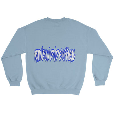 Rainbow Dude - Hanes Ultimate Cotton Fleece Crew Blue