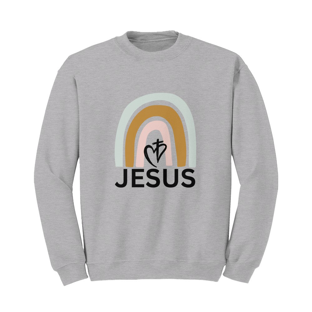 Real Time JC Jesus- Black Logo Crew Sweatshirt