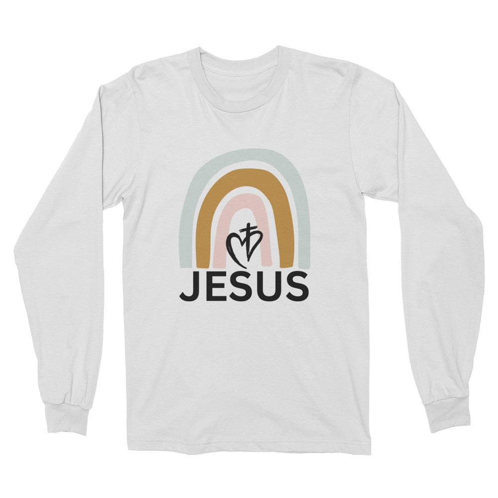 Real Time JC Jesus- Black Logo Long Sleeve Tee