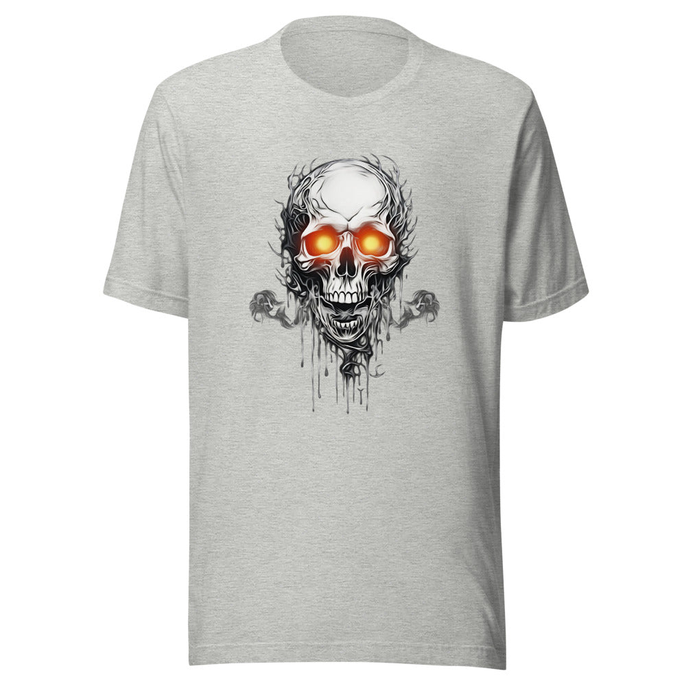 Red Eye Smokey Skull Unisex Tee