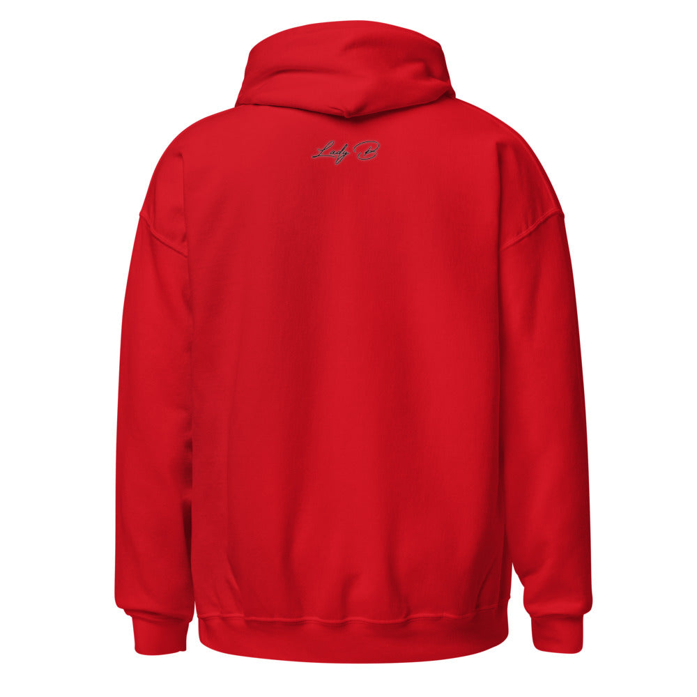 Red Glow Smokey Skull Hoodie