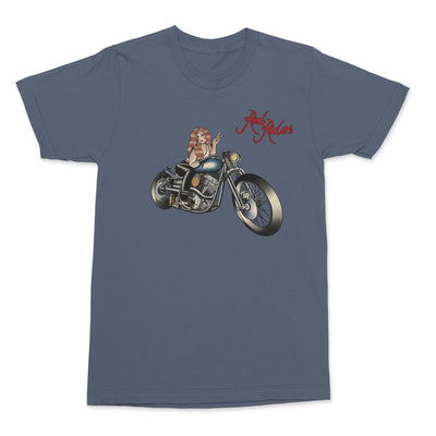 Red Rider Men's Premium Heavy Weight Cotton Crewneck Tee