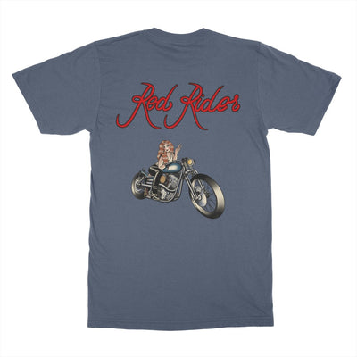 Red Rider Back Design Back Red Rider Premium Heavy Weight Cotton Tee (Back Design) – Crowdmade