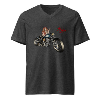Red Rider Unisex Cotton V-neck