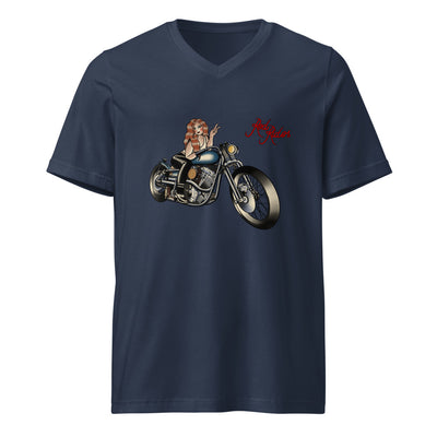 Red Rider Unisex Cotton V-neck