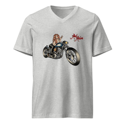 Red Rider Unisex Cotton V-neck