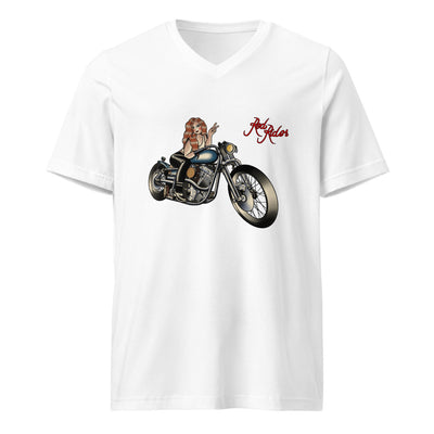 Red Rider Unisex Cotton V-neck