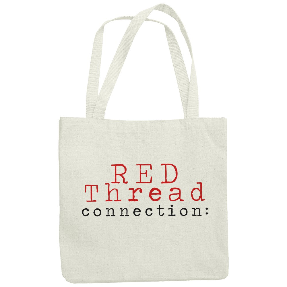 "Red Thread" Tote Bag