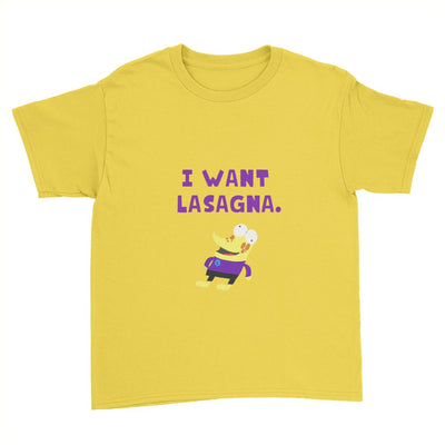 Redgeades I Want Lasagna Youth T-Shirt