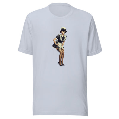 Retro French Maid with Bobbed Hairstyle T-Shirt