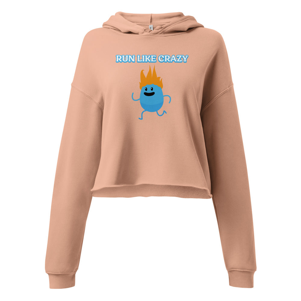 Run Like Crazy (Numpty) - Women's Cropped Hoodie