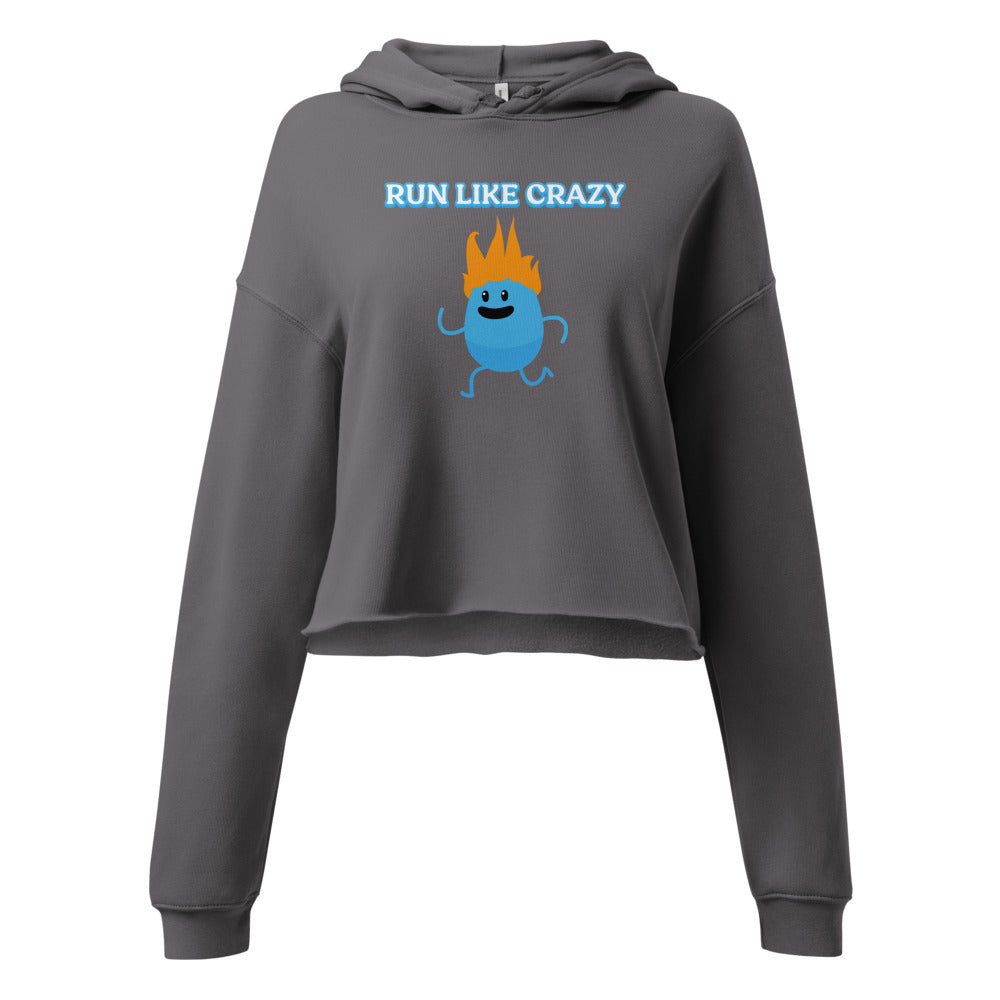 Run Like Crazy (Numpty) - Women's Cropped Hoodie