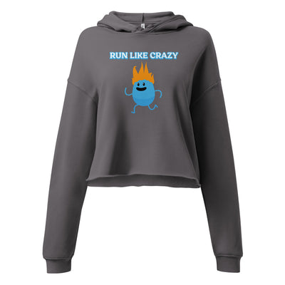Run Like Crazy (Numpty) - Women's Cropped Hoodie