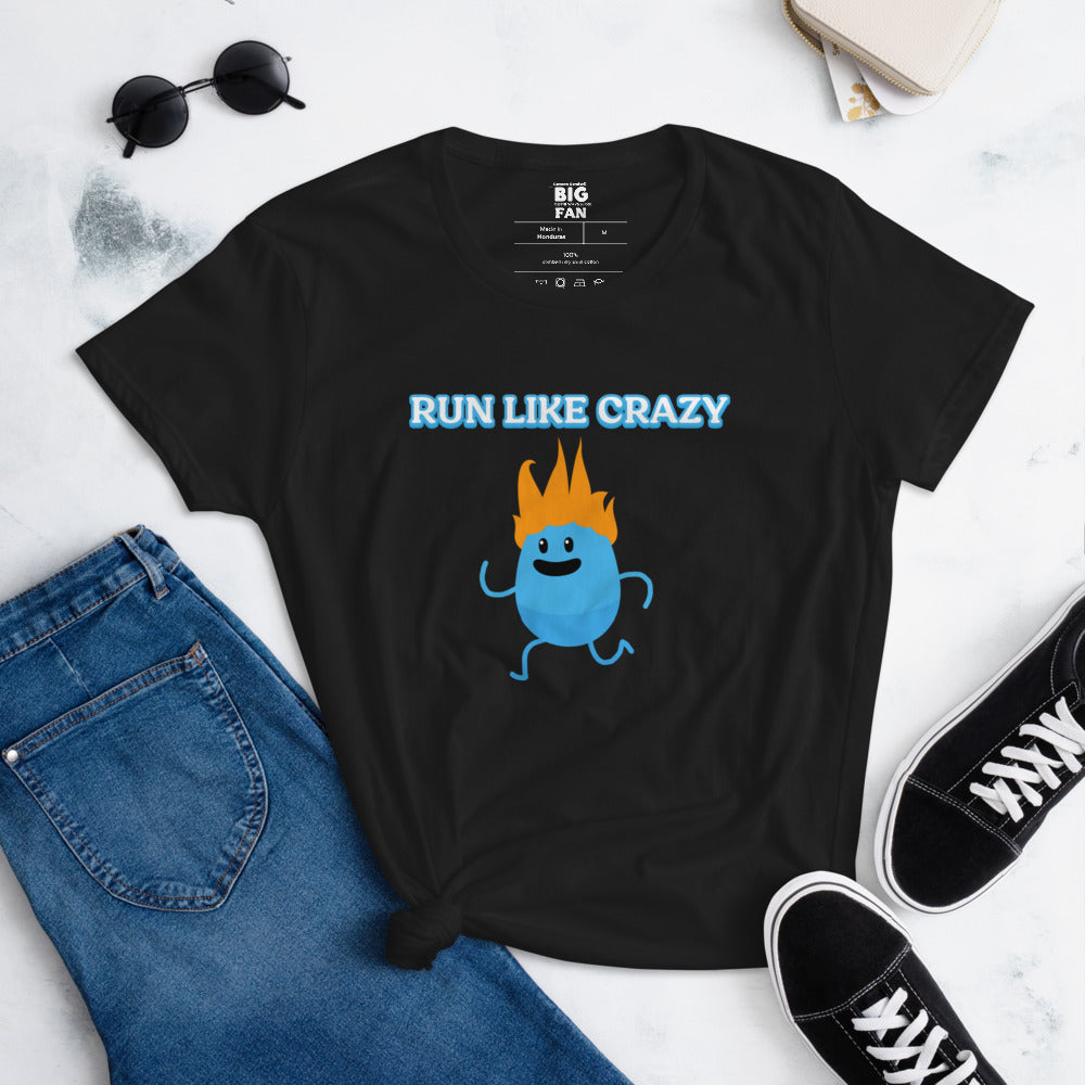 Run Like Crazy (Numpty) - Women's Fashion Fit T-Shirt