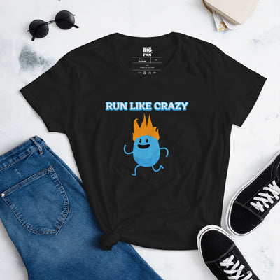 Run Like Crazy (Numpty) - Women's Fashion Fit T-Shirt