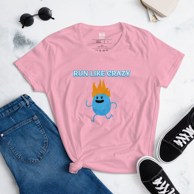 Run Like Crazy (Numpty) - Women's Fashion Fit T-Shirt