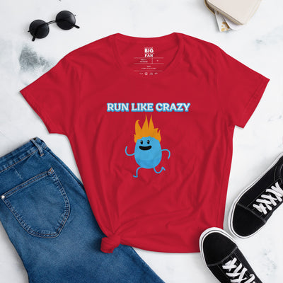 Run Like Crazy (Numpty) - Women's Fashion Fit T-Shirt