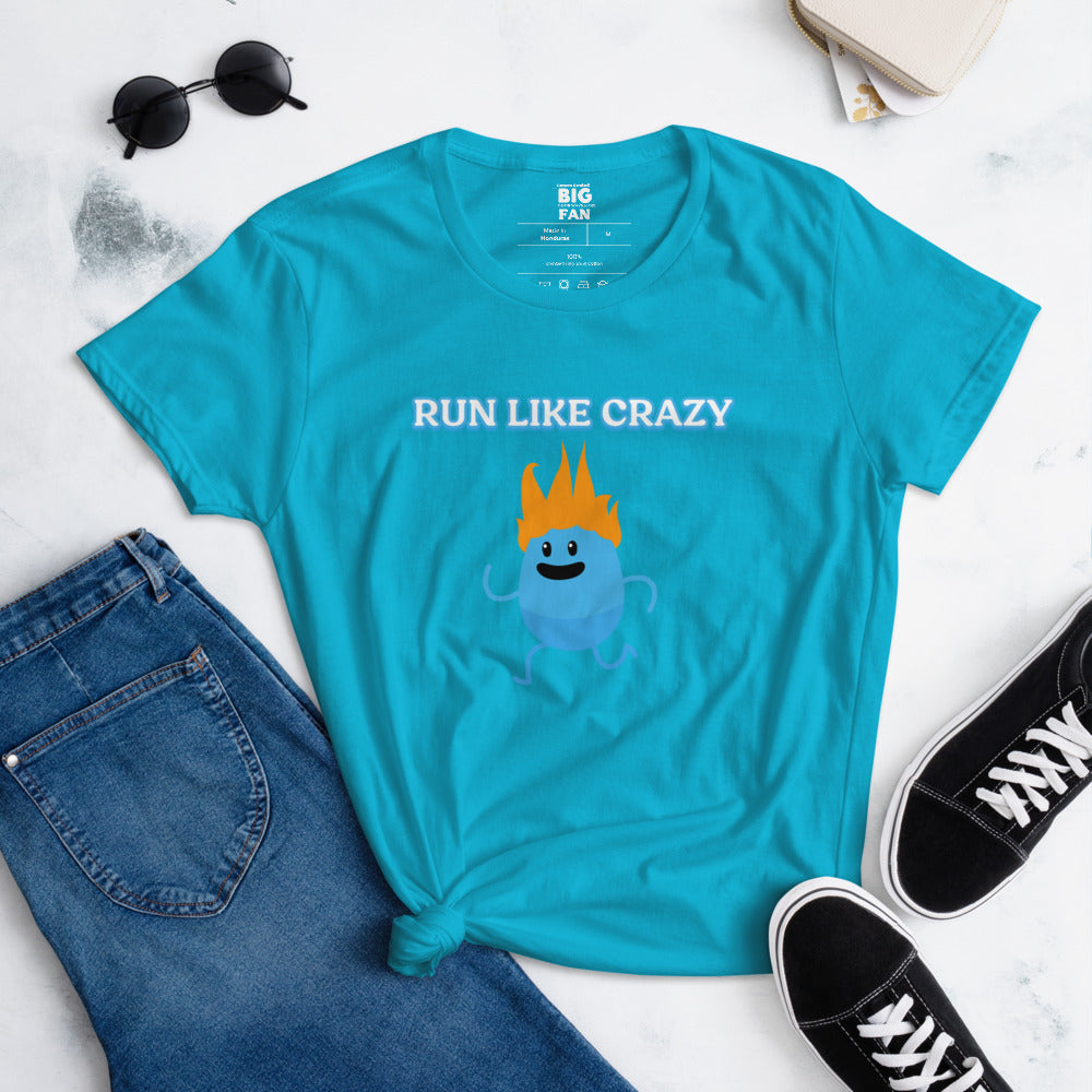 Run Like Crazy (Numpty) - Women's Fashion Fit T-Shirt