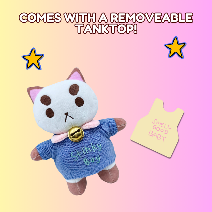 LIMITED EDITION Puppycat Stinky Boy Plush – Crowdmade
