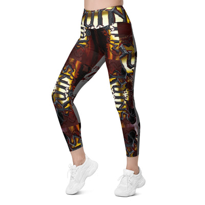 SUNSET LOGO & Grey Yoga pants with pocket