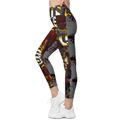 SUNSET LOGO & Grey Yoga pants with pocket