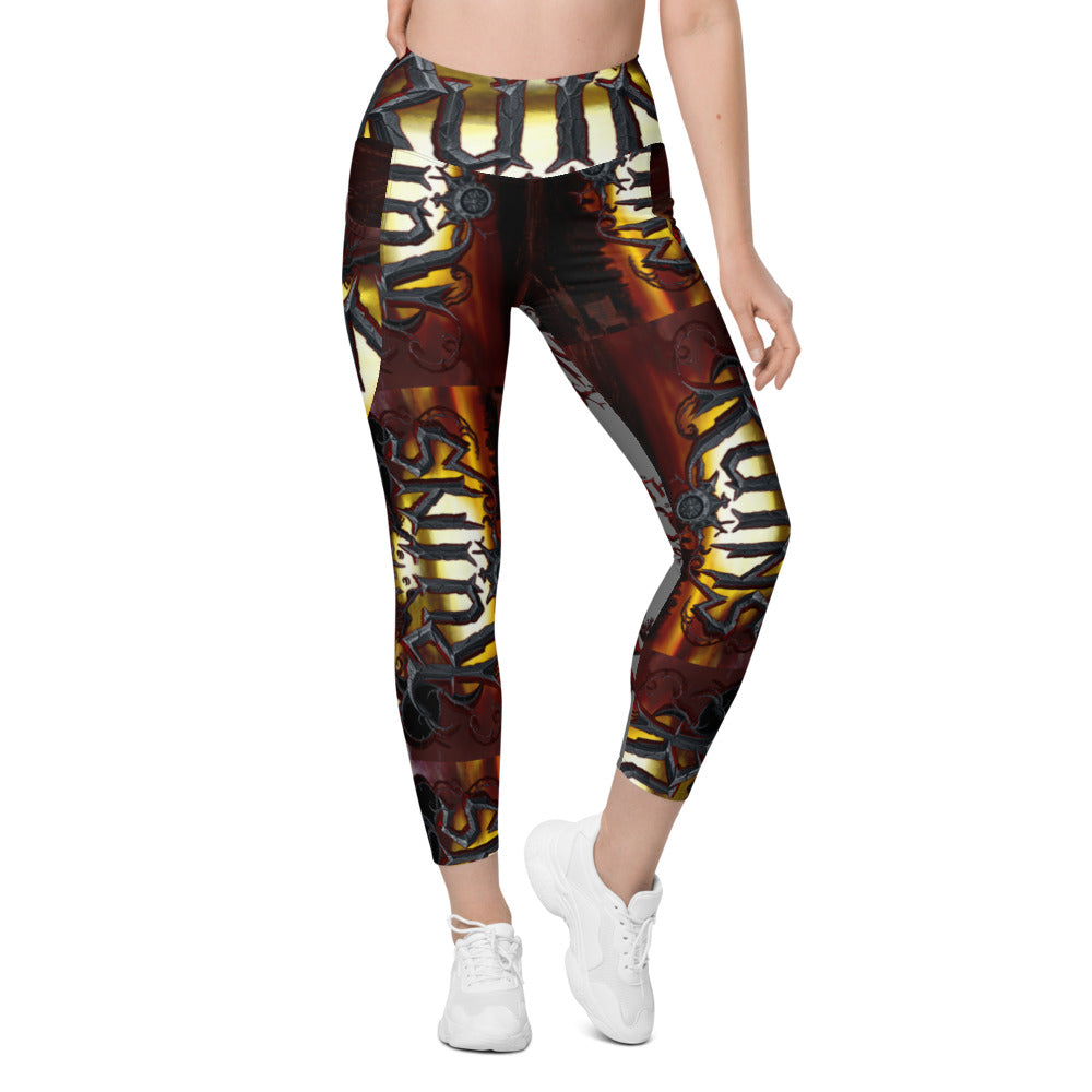 SUNSET LOGO & Grey Yoga pants with pocket