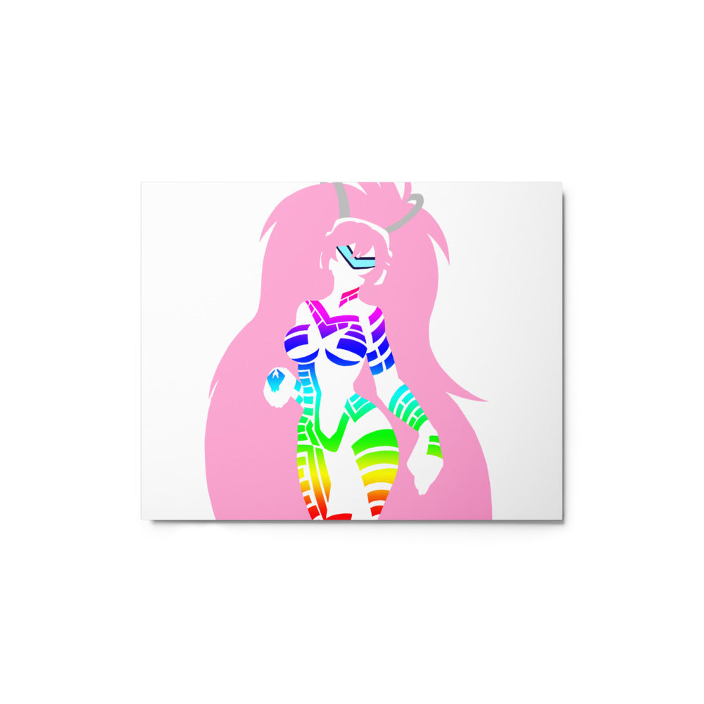 Sachi silhouette Metal Plate