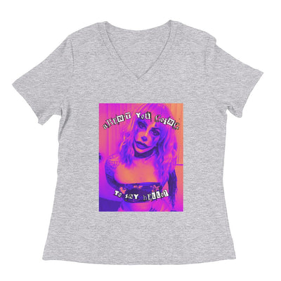 Say Hello Clown Girl V-Neck